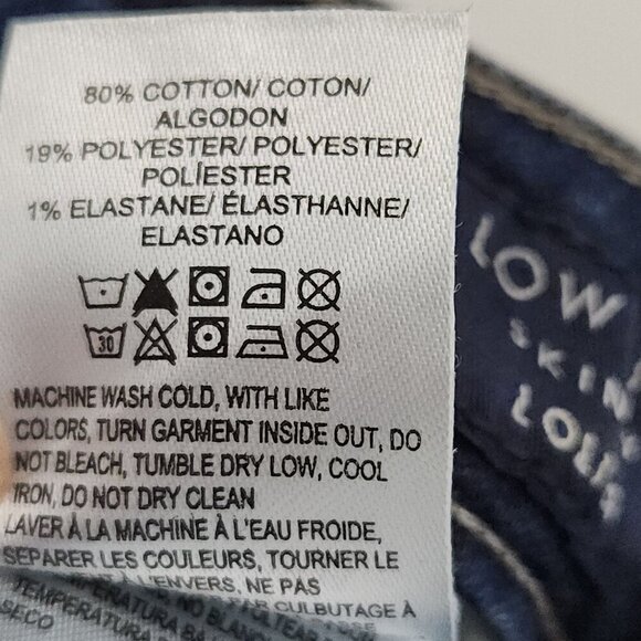 Lucky Brand Low Rise Skinny Lolita Jeans Women's size 2/26R Dark Blue Wash - Picture 5 of 5